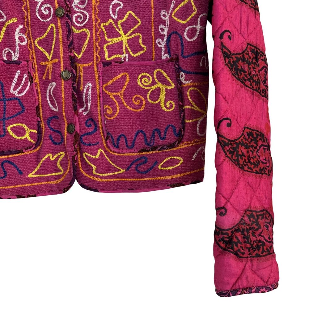 C:Eed Womens Reversible Patchwork Quilted Silk Co… - image 3